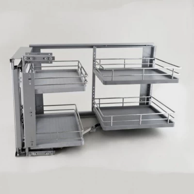 Корзина выдв. Cagdas 450 мм волшеб. уг., с пласт. Правый CKS 02