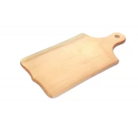 Доска разделочная деревянная (с ручкой, дерево - бук, 16х33 см, Украина)