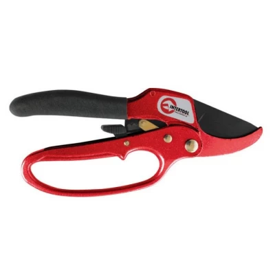 Секатор со сплошной рукояткой Intertool FT-1005 200мм