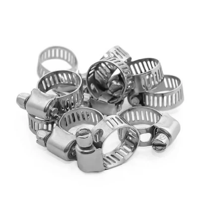 Intertool TC-0014 Хомут стальной оцинкованный 8 мм D 14-27 мм