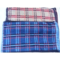 Полотенце «Клетка-6» для кухни (размер 25х50), махра, цвета в ассортименте. 