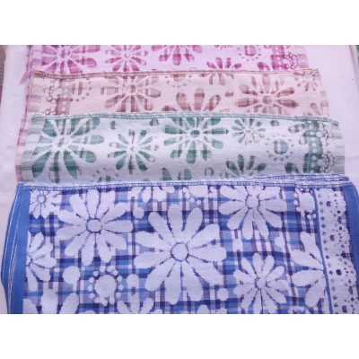 Полотенце махровое  для кухни "Ромашки"