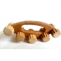 Массажер деревянный трактор, для спины и бедер