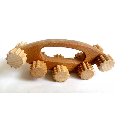 Массажер деревянный "Качалка" для спины-бедер