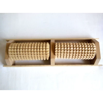 Массажер для ног Украина, дерево - бук, 2 валика