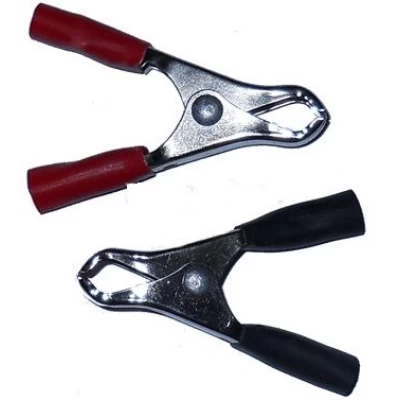 Зажим пружинный типа "Крокодил" 10 А (10 пар-упаковка)