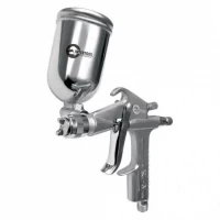 Пистолет покрасочный пневматический, форсунка 1.5мм, В/Б металл, 600мл, 3.5-5bar. INTERTOOL PT-0205