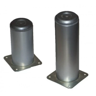 Опора Триада 50 * 50 мм круглая регулируемая матовый хром