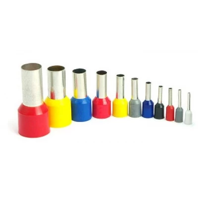 Наконечники штыревые трубчатые изоляционные E2508 LXL blue,grey НШВІ-2.5мм2(100шт.)