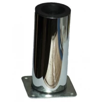 Опора Триада 50 * 100 мм круглая нерегулируемая хром