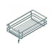 Полка для ванны одинарная, поворотная, Starax (Турция) Хром S-8501