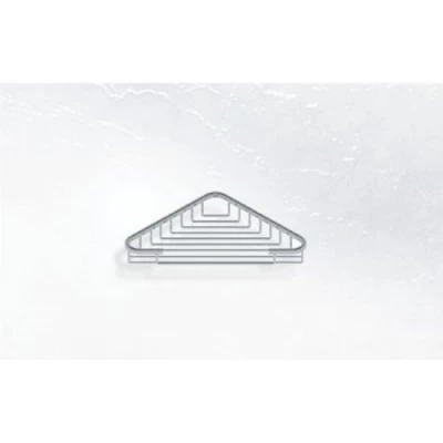 Полка для ванной, одинарная, угловая 22 см Starax (Турция) S-8853 Полка для ванной, одинарная, угловая 22 см Starax (Турция) S-8853