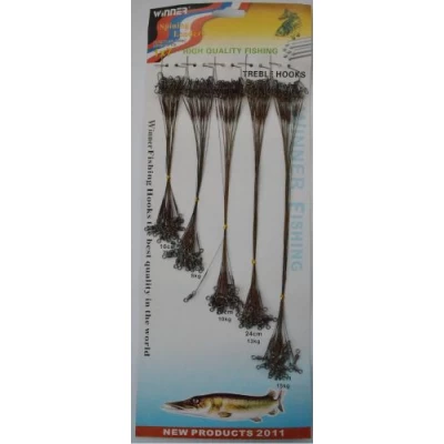 Поводок Winner SL0904B 1x7 18см (100шт) *( размеры в ассортименте)