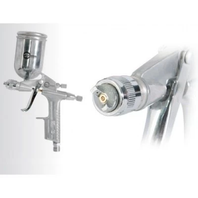 Пистолет покрасочный пневматический мини, форсунка 0.5мм, В/Б, 200мл, 3.5-5bar.