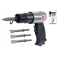 Зубило пневматическое с набором насадок 4шт. Intertool PT-1302