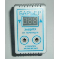 Прибор  защиты от перепадов напряжения в эл.сети (барьер), розеточный.