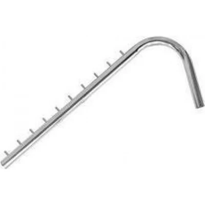 Крепеж 25мм R 37/10 Вешалка наклонная эконом (Гусак)