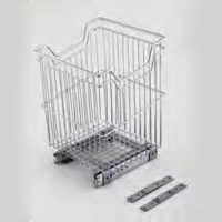 Корзина для белья Cagdas выдвижная, Хром RCS 01