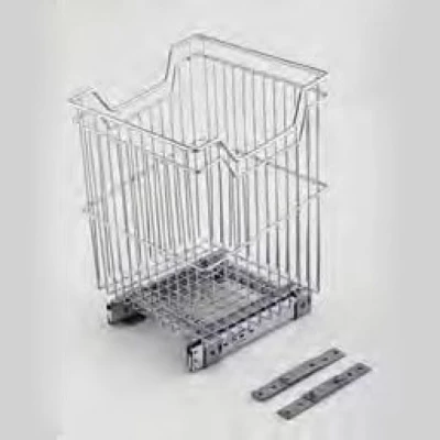 Корзина для белья Cagdas выдвижная, Хром RCS 01