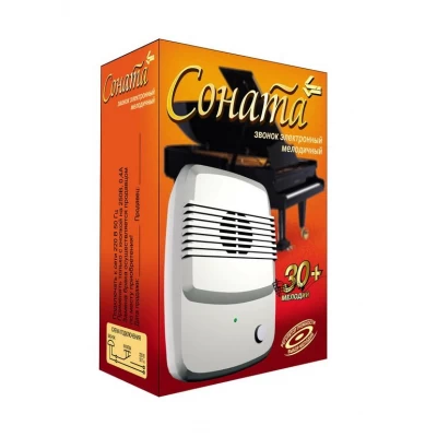 Звонок сетевой 2-х проводной с многомелодийный   Соната 30+
