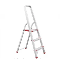 Стремянка алюминиевая 3 ступени, высота до платформы 630мм Intertool LT-1003