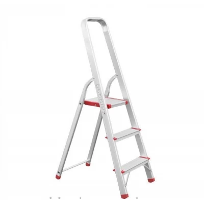 Стремянка алюминиевая 3 ступени, высота до платформы 630мм Intertool LT-1003