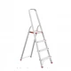 Стремянка алюминиевая 4 ступени, высота до платформы 850мм Intertool LT-1004