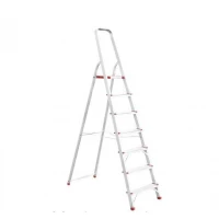 Стремянка алюминиевая 7 ступеней, высота до платформы 1500мм Intertool LT-1007