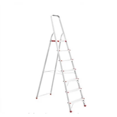 Стремянка алюминиевая 7 ступеней, высота до платформы 1500мм Intertool LT-1007