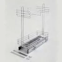 Карго Cagdas 200 мм нижнего креп., полн. выдвиж., с довод. Хром ТА31