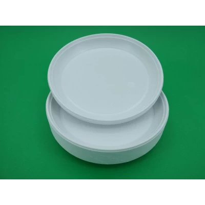 Одноразовая тарелка для второго блюда диаметр  205мм Супер  (100 шт)