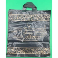 Пакет с петлевой ручкой черный 