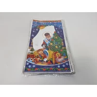 Подарочная упаковка с новогодним рисунком (20*35) №11 Святой Микола    (100 шт)