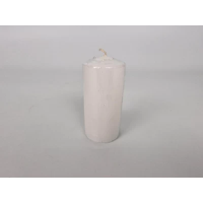 Цветная Цилиндр парафиновая свеча (50/100) БЕЛАЯ (4 шт) Цветная Цилиндр парафиновая свеча (50/100) БЕЛАЯ (4 шт)