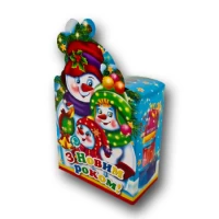 Новогодняя упаковка для сладостей №210 на 600 грамм 