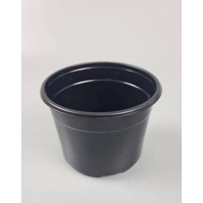 Стакан для рассады черный с отверстиями размер (Ø 100/75 h 8,5) объём 450 мл 250 шт/уп.