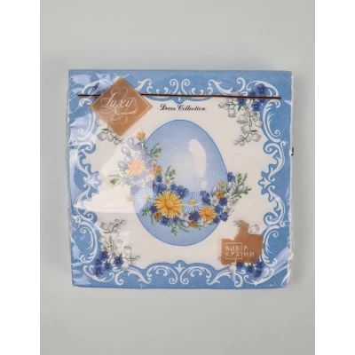 Пасхальная бумажная двухслойная салфетка (ЗЗхЗЗ, 16шт)  La Fleur 