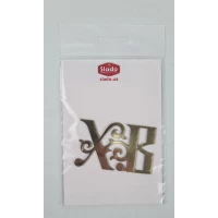 Золотые топеры из полистирола 