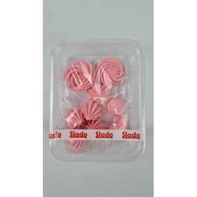 Набор кондитерских украшений Мини-безе розовое ассорти  (11 элеметов) (1 шт)
