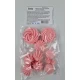 Набор кондитерских украшений Мини-безе розовое ассорти  (11 элеметов) (1 шт)