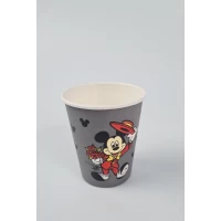 Бумажные стаканы цветные 175мл 