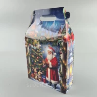 Новогодняя подарочная картонная упаковка для конфет (600грм) №228 