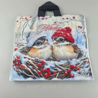 Пакет с петлевой ручкой  (38*34) Н.Год 