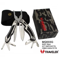Мультинструмент (Мультитул) Traveler Deluxe 8в1, 16см MQ003G