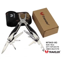 Мультиинструмент Мультитул Traveler 16см (72шт/ящ) MT842I-8G Черный