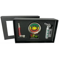 Набор для курения 4в1 'Legalize ☘️' Гриндер, Трубка, Сетки, Зажигалка HL-555-2