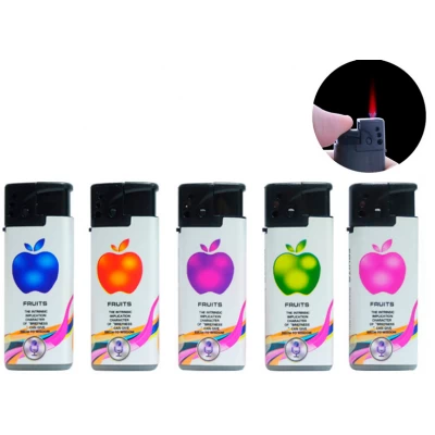 Зажигалка пластиковая Яблоко Зажигалка пластиковая Яблоко