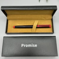 Подарочная ручка Promise в футляре (черно-красная) RP-3293