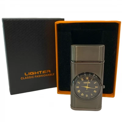 Зажигалка с часами 