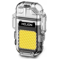 Дуговая электроимпульсная зажигалка с фонариком водонепроницаемая⚡️